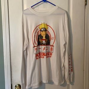 White naruto long sleeve shirt from target